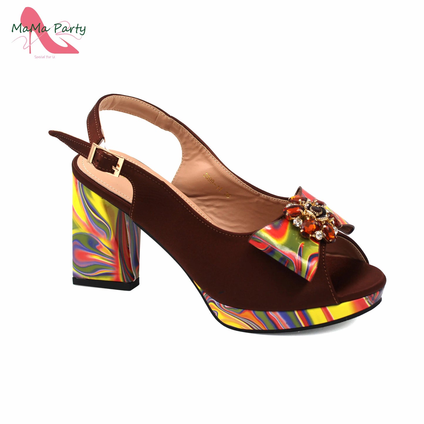 2024 INS Hot Sale New Arrivals Red Color Italian Design Shoes Matching Bag Set Super High Heels Pumps for Garden Party