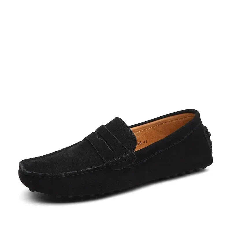 Handmade Men Casual Shoes Soft Loafers Lightweight Driving Shoes Fashion Slip on Flats High Quality Moccasins Non Slip Men Shoes