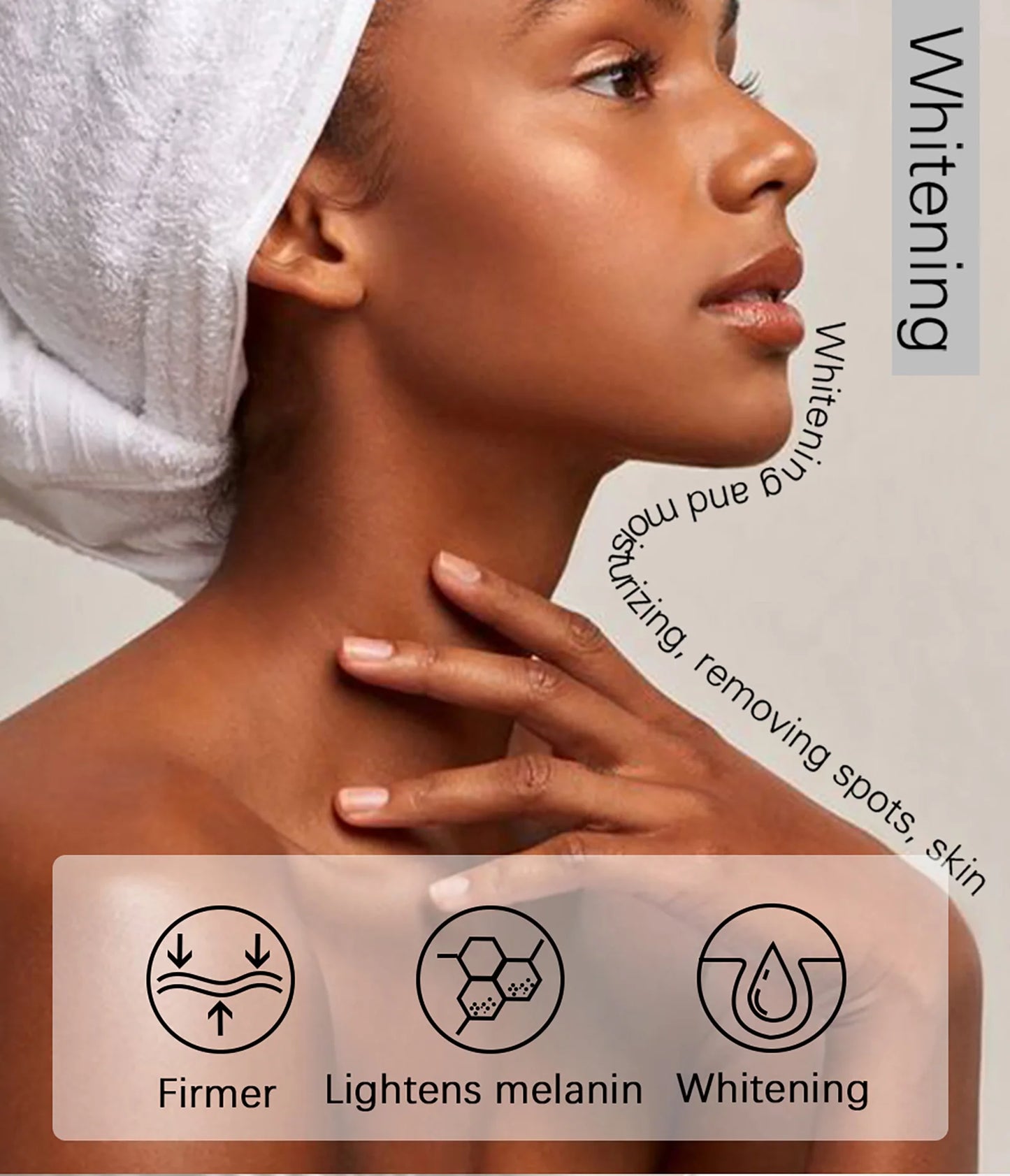 AILKE Whitening Skin Care, With Double Glutathione, Lightening, Moisturizing, Remove Dark Spots, Melanin, Skin Glowing Face Care