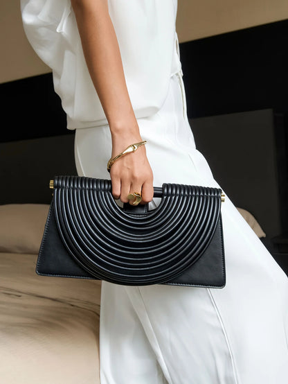 Handbags for Women 2025 New Gold Luxury Designer Brand Handwoven Noodle Bags Leather Pulled Hobo Silver Evening Clutch Chic