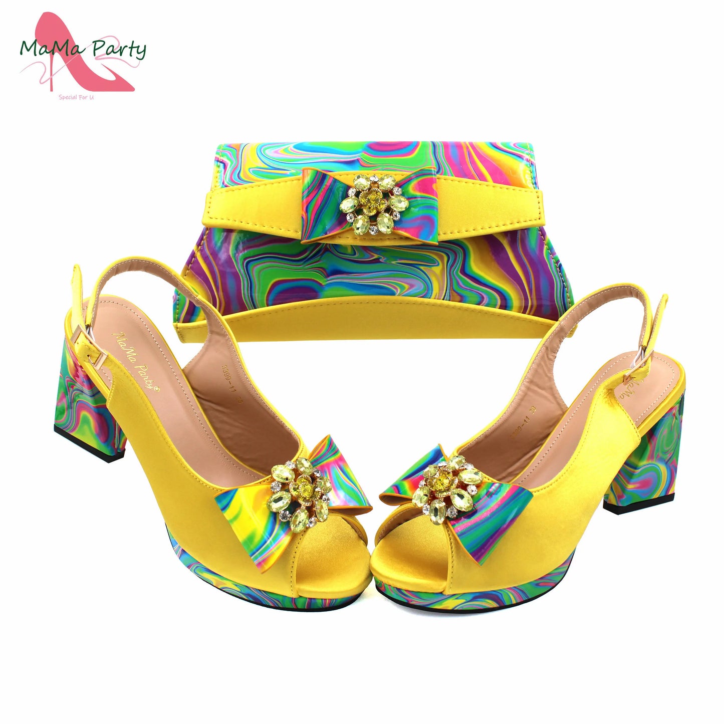 2024 INS Hot Sale New Arrivals Red Color Italian Design Shoes Matching Bag Set Super High Heels Pumps for Garden Party