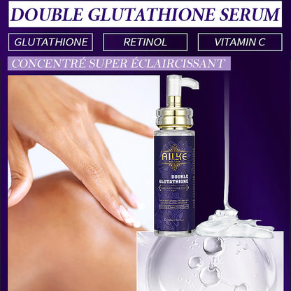 AILKE Whitening Skin Care, With Double Glutathione, Lightening, Moisturizing, Remove Dark Spots, Melanin, Skin Glowing Face Care
