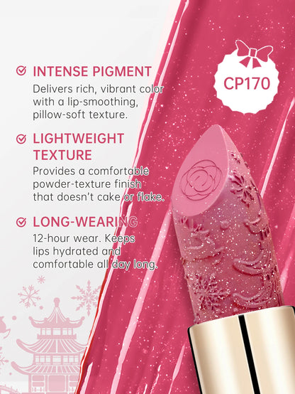 CATKIN Makeup Velvet Matte Lipstick, Hydrating Satin Long Lasting lipstick with Smooth and Creamy Texture
