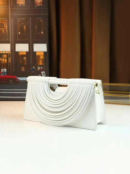 Hand-woven 2025 New Fashion Handbag, Clutch Bag, Niche Design, High-end Single-shoulder Crossbody Bag