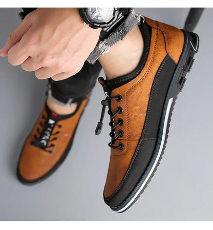 Men Dress Shoes Comfort Business Casual Oxford Shoes Fashion Dress Sneakers Office Working Walking Premium Leather Derby Shoe