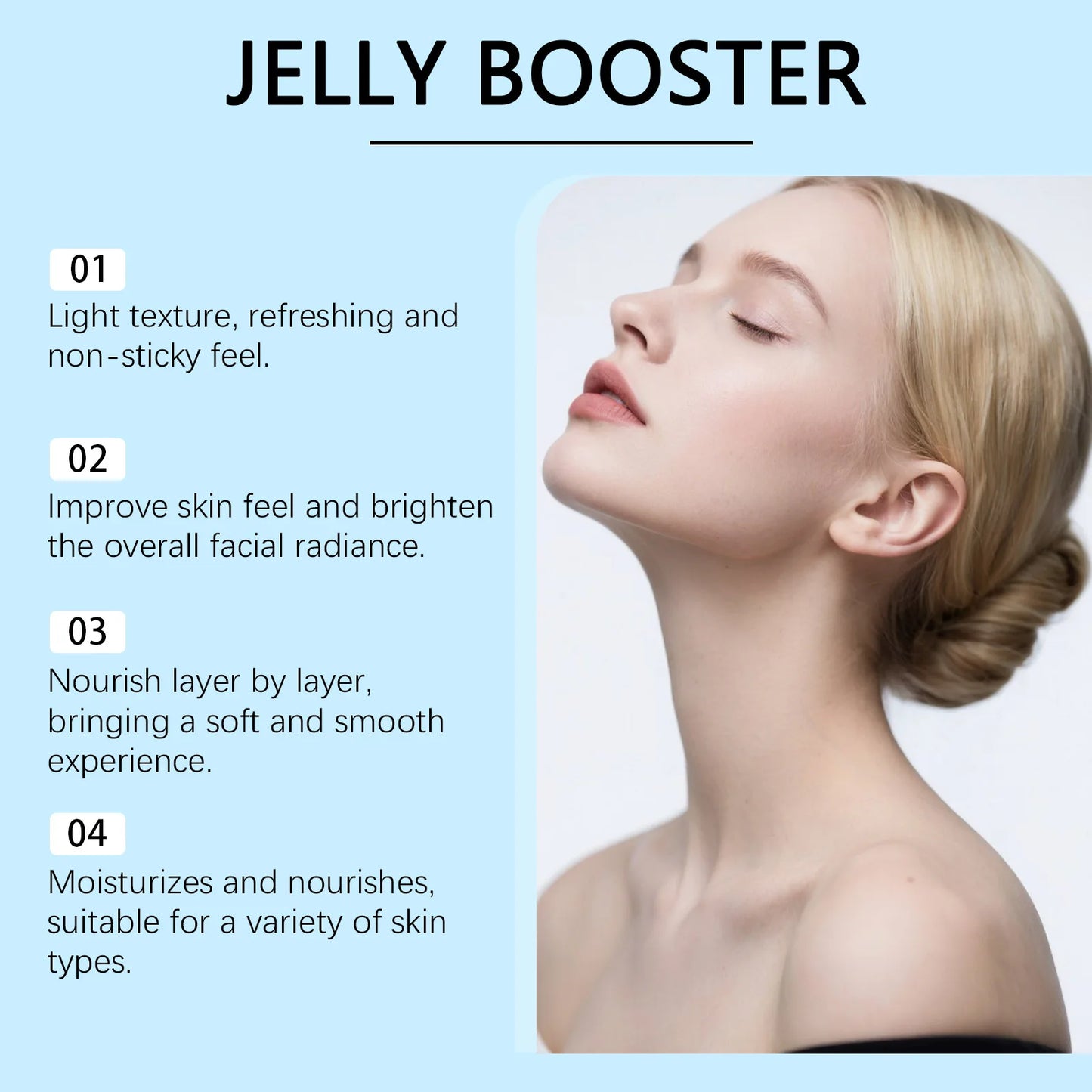 Jelly Booster Pigment Booster Recovery Body Lotion,Nicotinamide Visual Brightening Serum,Hydration Moisturizing,Fade Dark Spots