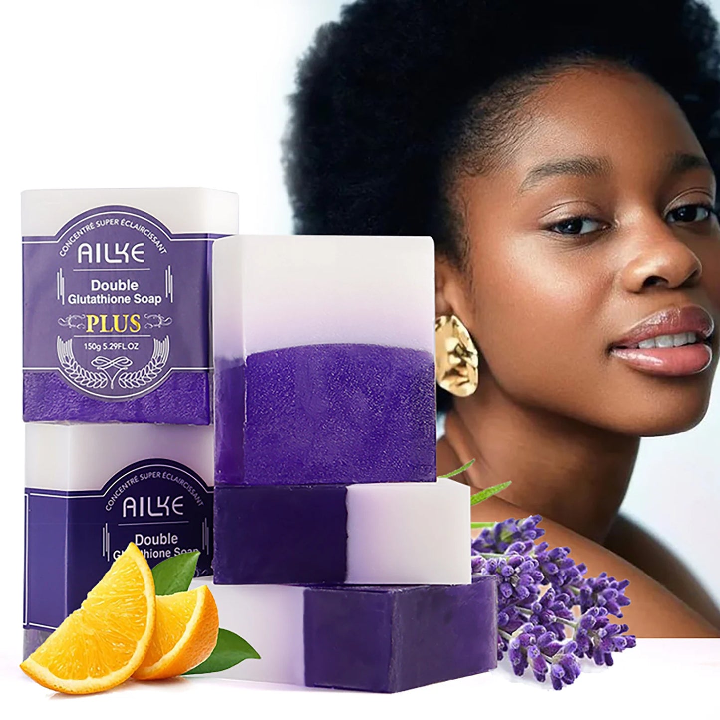 AILKE Glutathione Whitening Cream, Advanced Lightening Lotion, Glowing Cream For All Skin, Reduce Dark Spots, Even Skin Tone