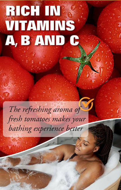 AILKE Natural Tomato Soap Bar, Whitening, Clean and Smooth Skin, Remove Wrinkles, Pigmentation, Acne, For All Skin Types, 200g