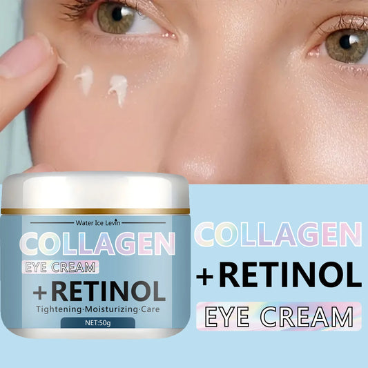 Water Ice Levin Collagen & Retinol Eye Cream: Ice Cream Texture for Deep Moisturizing, Tightening & Caring Easy to Absorb