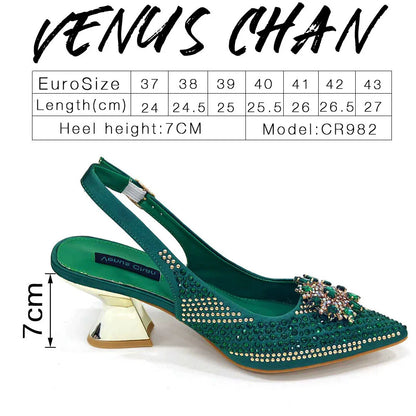 Italian Design Evening Shoes And Bag Paired With Handmade Petal Clutches Pointed Toe High-Heel Shoes For Women Party Shoes