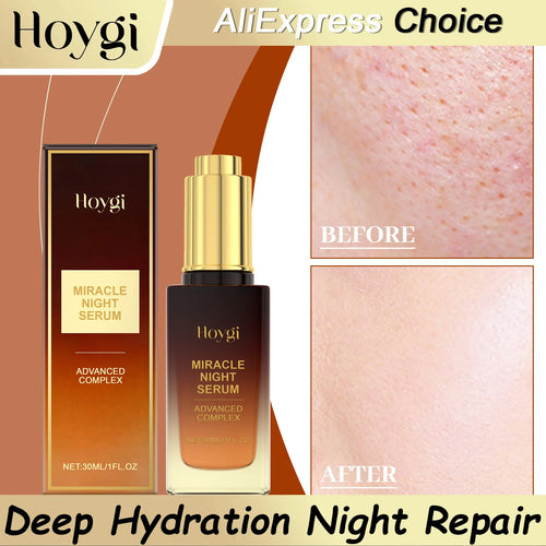 HOYGI Hyaluronic Acid Face Serum Hydrating Tightening Smoothing Nourishing Brightening Fade Fine Lines Anti Aging Facial Essence