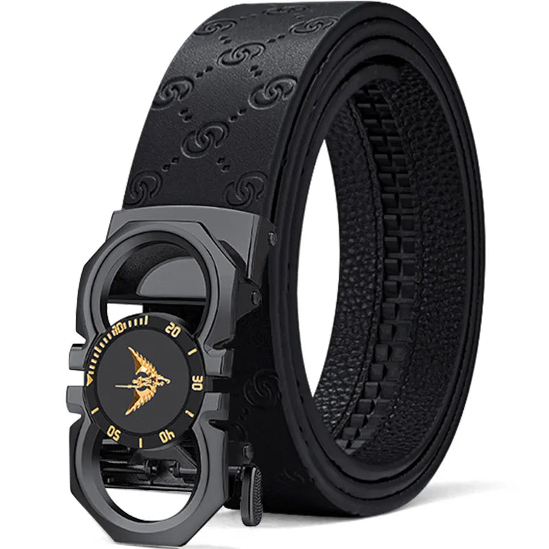 Men's fashionable automatic buckle waistband, casual belt, personalized and versatile, high-end belt