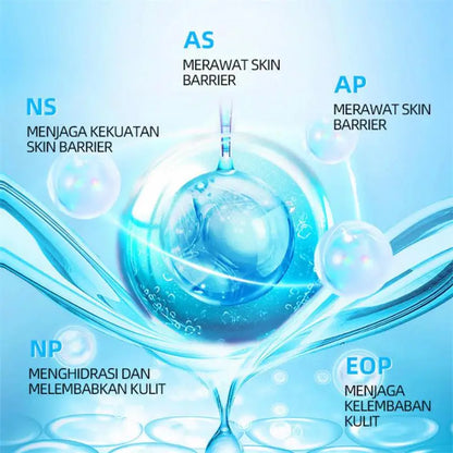 Ceramide Facial Skincare Series: Soothing Toner,Moisturizing Face Cream,Low PH Cleaner,Barrier Serum,Moisture Gel,Skin Hydration