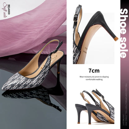2024 Heels CHCH Women's 7cm High Heels Ankle Strap Heeled Sandals Wedding Party Dress Shoes