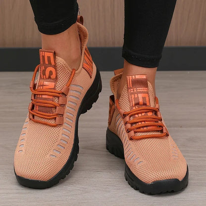 2025 Fashion Mesh Running Shoes Men Women Breathable Lightweight Cushioned Sole Sports Gym Outdoor Training Sneakers Quick Dry