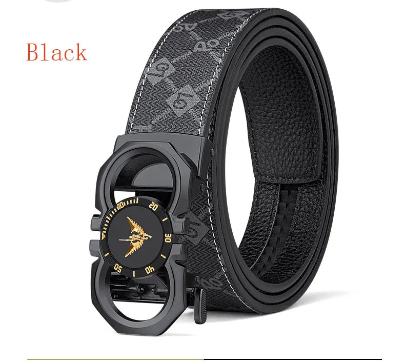Men's fashionable automatic buckle waistband, casual belt, personalized and versatile, high-end belt