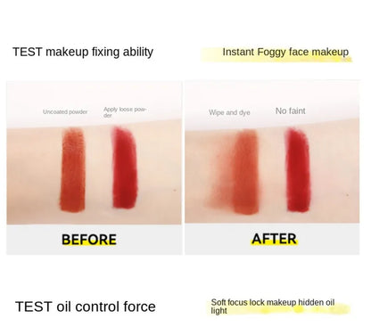 KATO Oil Control Loose Powder Soft Matte Shimmer Setting Finishing Foundation Powder Natural Long Lasting Brighten Skin