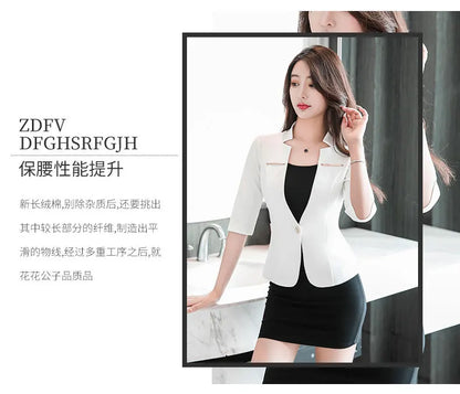 Woman Work Clothes Suit Hotel Waiter Beauty Salon Spa Massage Nail Cafe Sexy Foot Bath Sauna Technician Overall Skirt Uniform