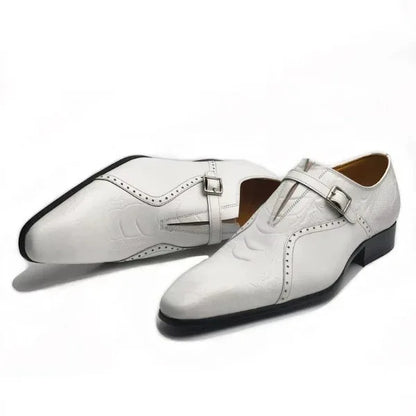 Mens Business Leather Dress Shoes Formal Oxford Lace-Up Comfortable Non-Slip Rubber Sole Office Casual Breathable EU/US Sizes UK
