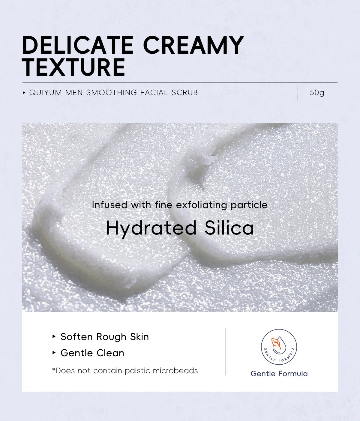Men's Smooth Facial Scrub 50g Cleansing Pores Men's Skin Care Products