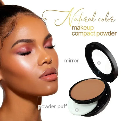 Oil-control Matte Makeup Loose Setting Powder Waterproof Long-lasting Face Concealer With Powder Puff And Mirror Facial Makeup