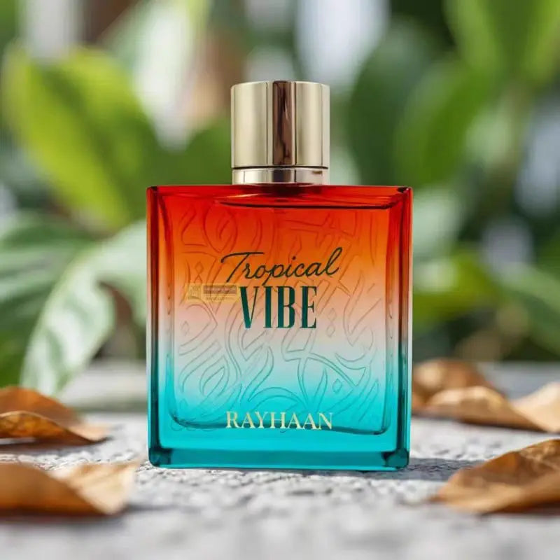 RAYHAAN Tropical VIBE EDP Perfume， Gradual orange blue bottle tropical fruit citrus neutral perfume 100ml
