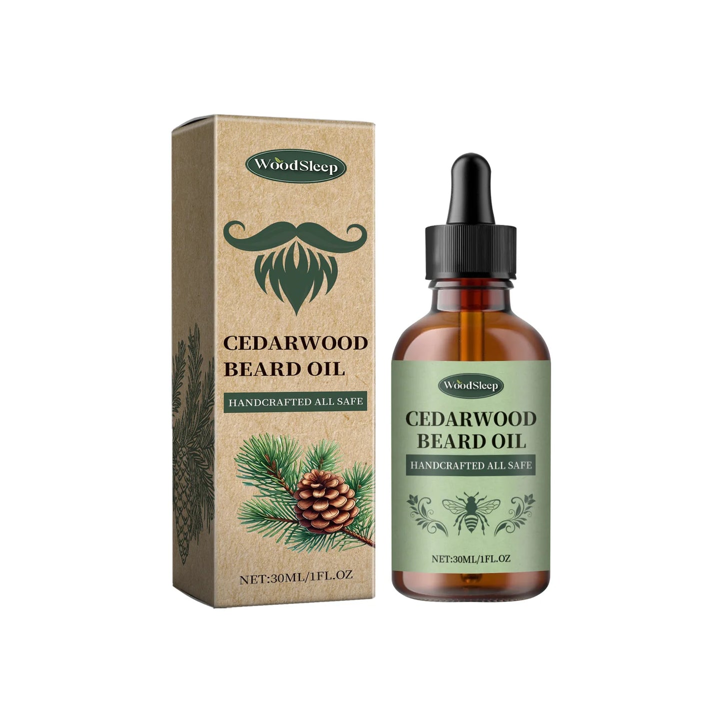 Men Beard Care Oil Moisturizing Growth Shine Soften Beard Strengthen Roots Hair Thicker Styling Care Beard Growing Essential Oil