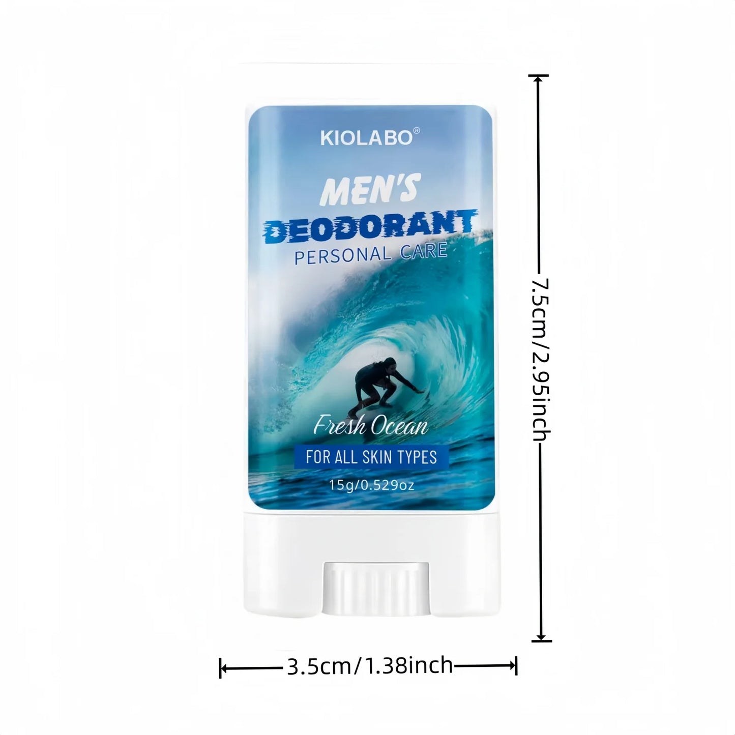 72-hour long-lasting odor elimination, 15g antiperspirant deodorant cream, keeps you fresh and dry all day, portable and conveni
