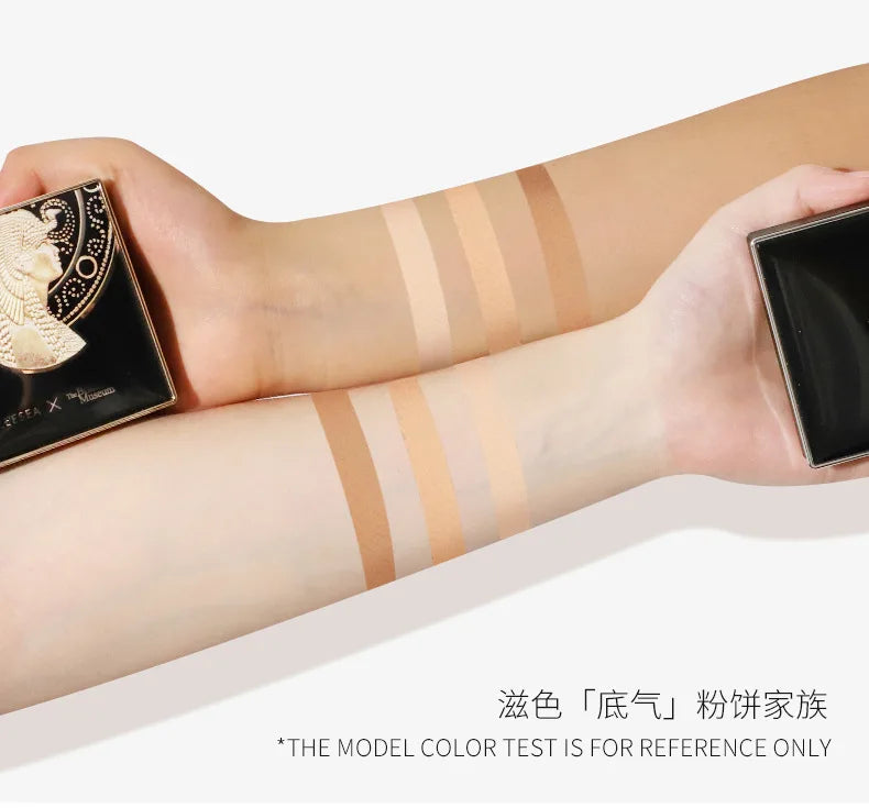 ZEESEA Compact Foundation Powder Natural Light Coverage Matte Soft Waterproof Oil Control Setting Powder