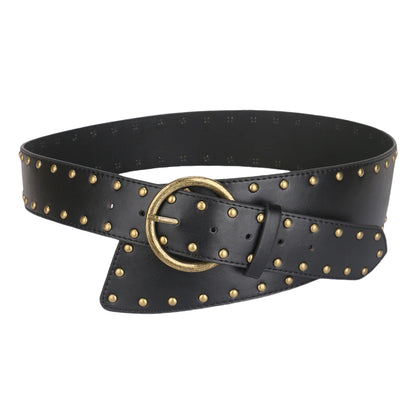 Ladies' rivet Pin buckle bronze Stud Buckle external belts For Women girdle Decorate waist Corset Pung Cowgirl On Dress Coat