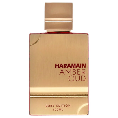 Al Haramain Amber Oud Ruby Edition Eau De Parfum Spray 60ml (2 oz) - Unisex Arabian Perfume for Women & Men, Long-Lasting Amber