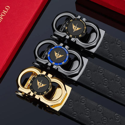 Men's fashionable automatic buckle waistband, casual belt, personalized and versatile, high-end belt