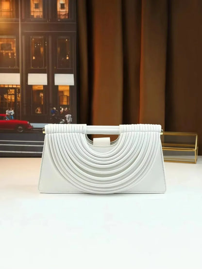 Hand-woven 2025 New Fashion Handbag, Clutch Bag, Niche Design, High-end Single-shoulder Crossbody Bag