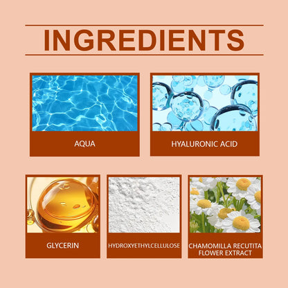 HOYGI Hyaluronic Acid Face Serum Hydrating Tightening Smoothing Nourishing Brightening Fade Fine Lines Anti Aging Facial Essence