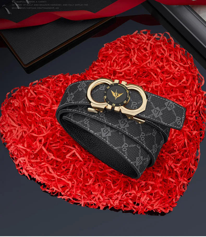 Men's fashionable automatic buckle waistband, casual belt, personalized and versatile, high-end belt