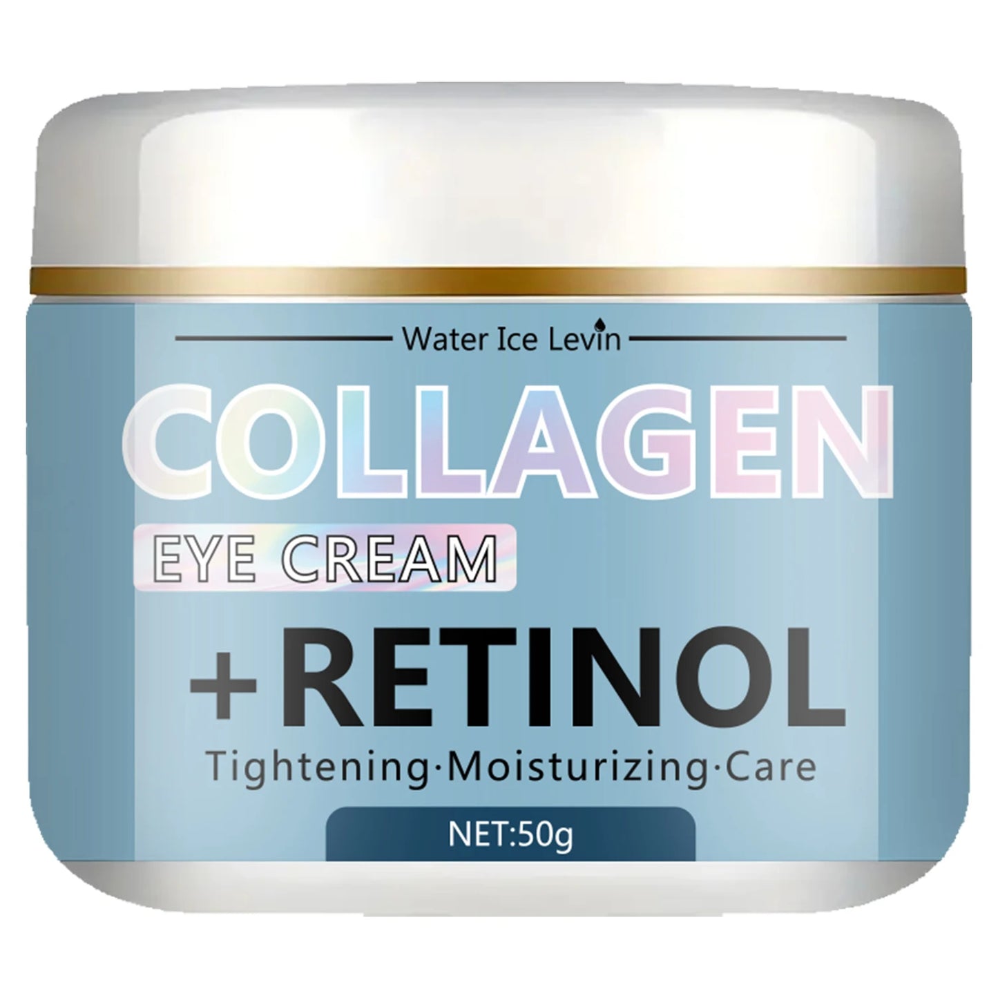 Water Ice Levin Collagen & Retinol Eye Cream: Ice Cream Texture for Deep Moisturizing, Tightening & Caring Easy to Absorb