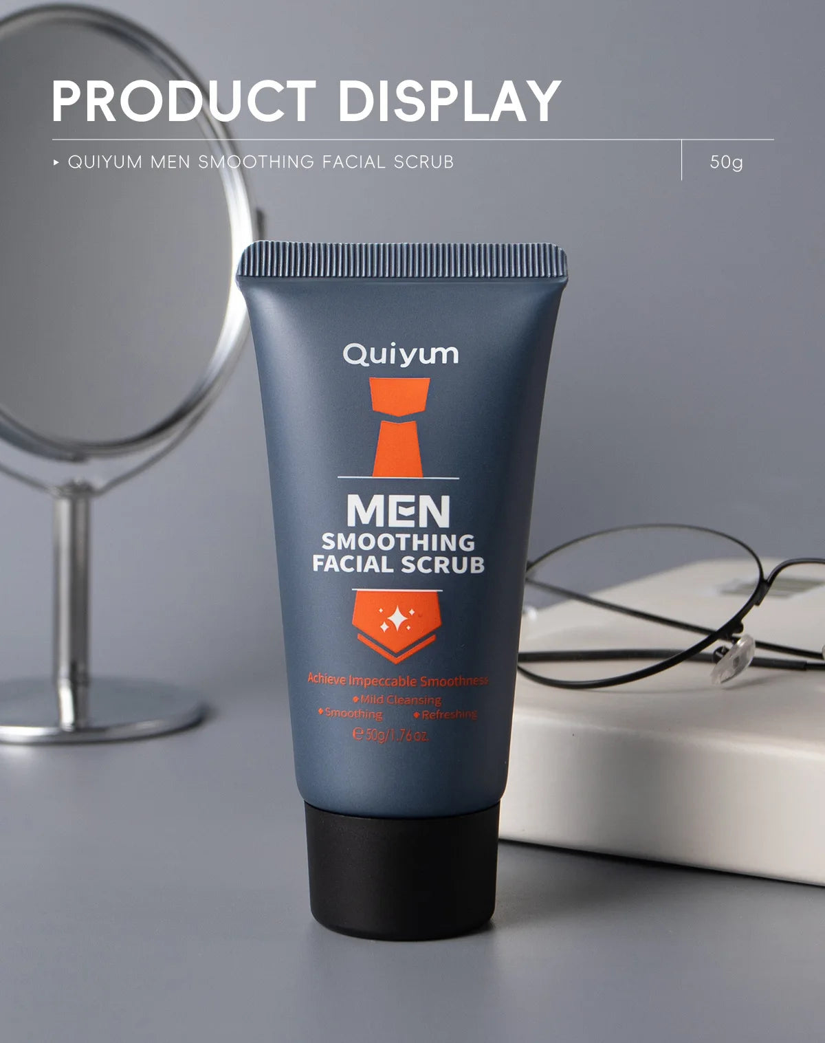 Men's Smooth Facial Scrub 50g Cleansing Pores Men's Skin Care Products