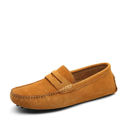 Handmade Men Casual Shoes Soft Loafers Lightweight Driving Shoes Fashion Slip on Flats High Quality Moccasins Non Slip Men Shoes