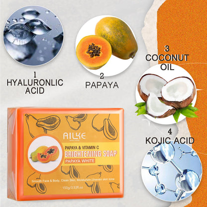 AILKE Whitening Skin Care, With Double Glutathione, Lightening, Moisturizing, Remove Dark Spots, Melanin, Skin Glowing Face Care