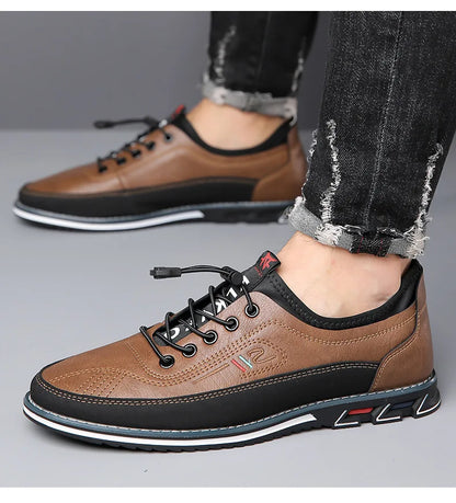 Men Dress Shoes Comfort Business Casual Oxford Shoes Fashion Dress Sneakers Office Working Walking Premium Leather Derby Shoe