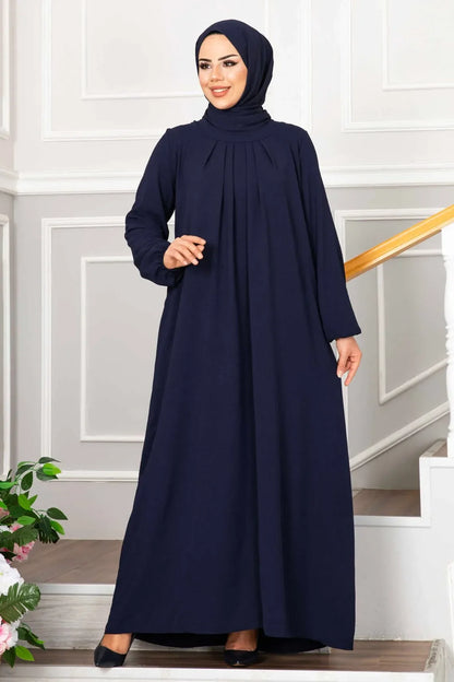 Evening Dress Women Abaya Hijab Femeles Y2K Ruched Muslim Dress Turkish Robe Kaftan Islamic Clothes Ball Gown Jalabiya for Women