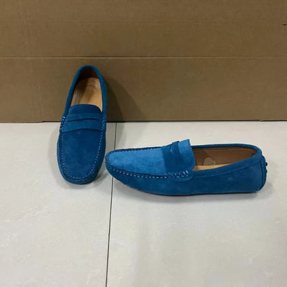 Handmade Men Casual Shoes Soft Loafers Lightweight Driving Shoes Fashion Slip on Flats High Quality Moccasins Non Slip Men Shoes