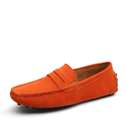 Handmade Men Casual Shoes Soft Loafers Lightweight Driving Shoes Fashion Slip on Flats High Quality Moccasins Non Slip Men Shoes