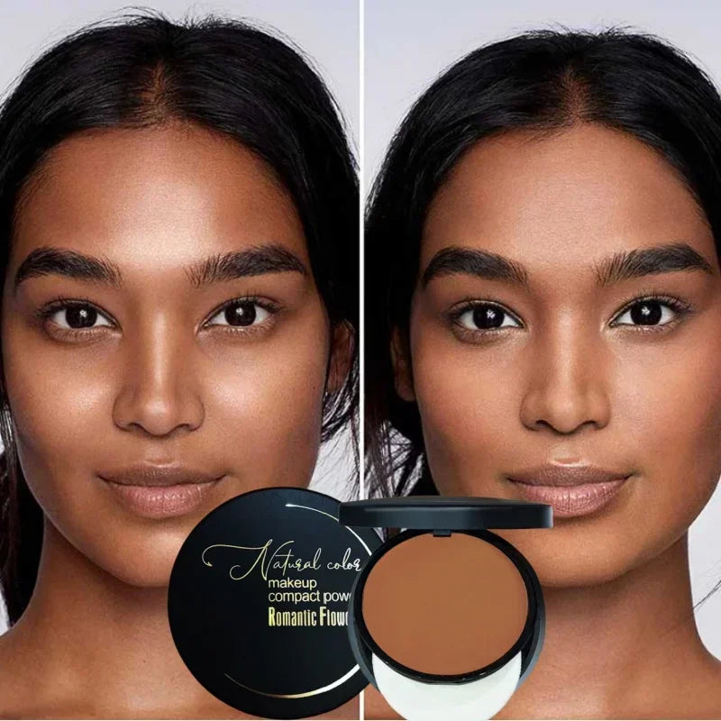 Oil-control Matte Makeup Loose Setting Powder Waterproof Long-lasting Face Concealer With Powder Puff And Mirror Facial Makeup
