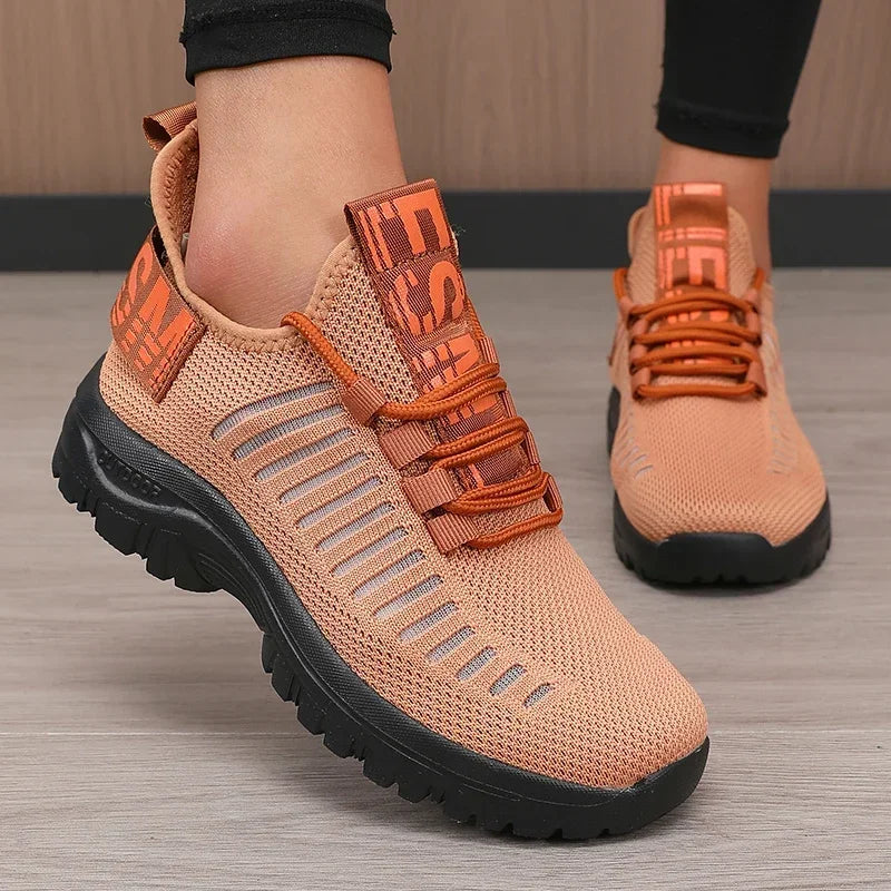 2025 Fashion Mesh Running Shoes Men Women Breathable Lightweight Cushioned Sole Sports Gym Outdoor Training Sneakers Quick Dry