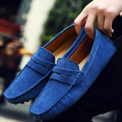 Handmade Men Casual Shoes Soft Loafers Lightweight Driving Shoes Fashion Slip on Flats High Quality Moccasins Non Slip Men Shoes