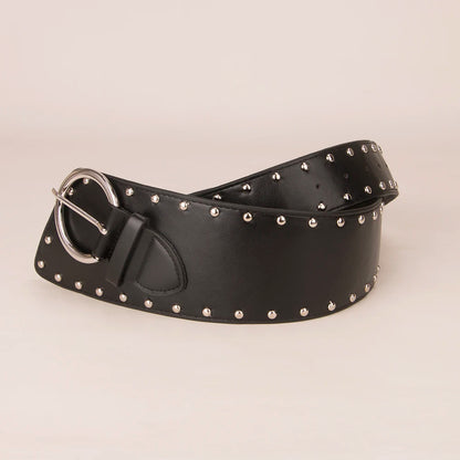Ladies' rivet Pin buckle bronze Stud Buckle external belts For Women girdle Decorate waist Corset Pung Cowgirl On Dress Coat