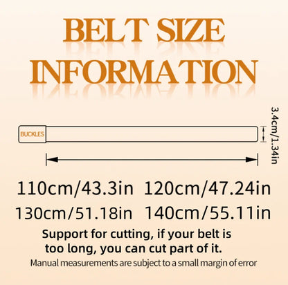 Luxury Men's Belt, Automatic Buckle Belt for Men, High Quality Genuine Leather Belt Printed Design Men's Business Belt Men