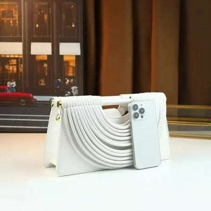 Hand-woven 2025 New Fashion Handbag, Clutch Bag, Niche Design, High-end Single-shoulder Crossbody Bag