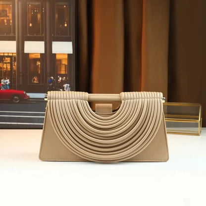 Hand-woven 2025 New Fashion Handbag, Clutch Bag, Niche Design, High-end Single-shoulder Crossbody Bag